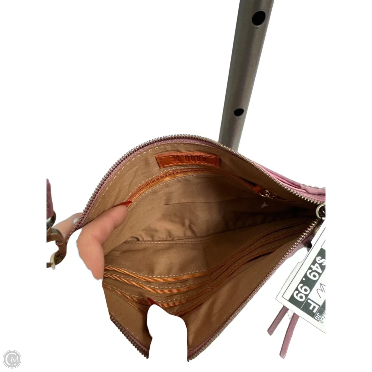 Handbag Leather By Hobo Intl, Size: Medium