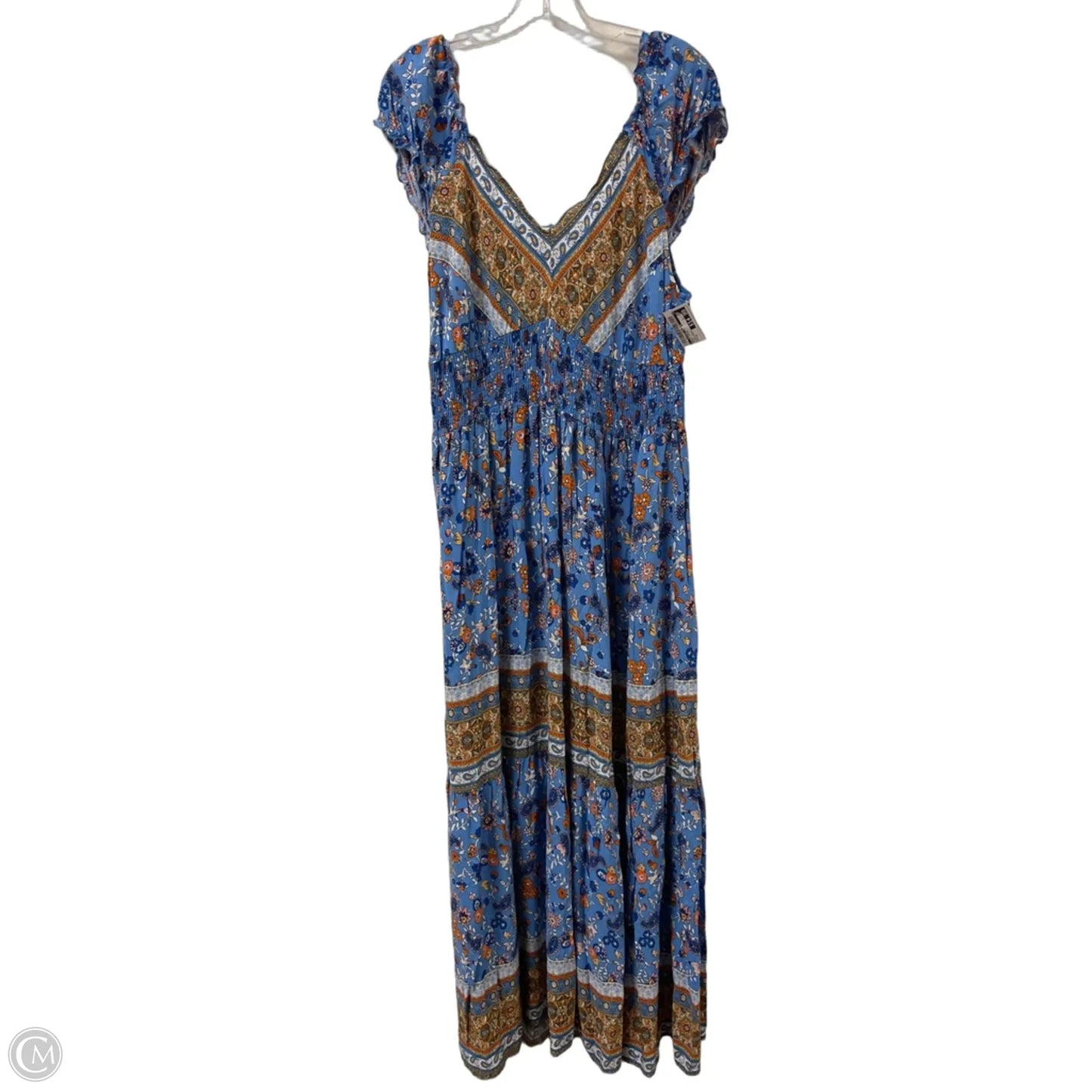 Dress Casual Maxi By Clothes Mentor In Blue, Size: 2x