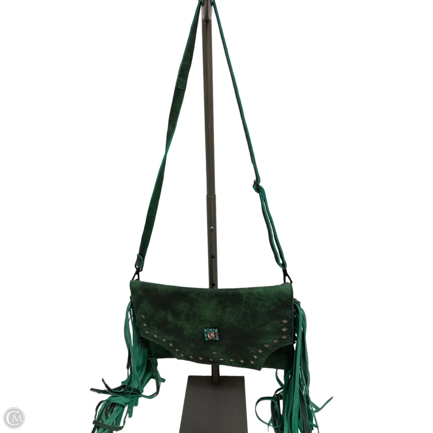 Handbag Leather By Clothes Mentor, Size: Medium