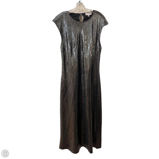 Dress Casual Maxi By Gibson And Latimer In Silver, Size: Xl