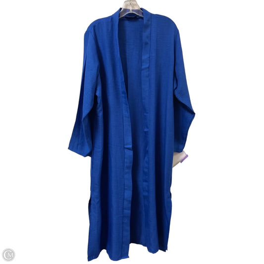 Kimono By Clothes Mentor In Blue, Size: Xl