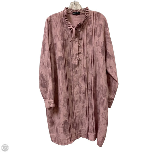 Dress Casual Midi By Clothes Mentor In Purple, Size: L