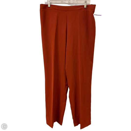 Pants Wide Leg By Clothes Mentor In Orange, Size: 18