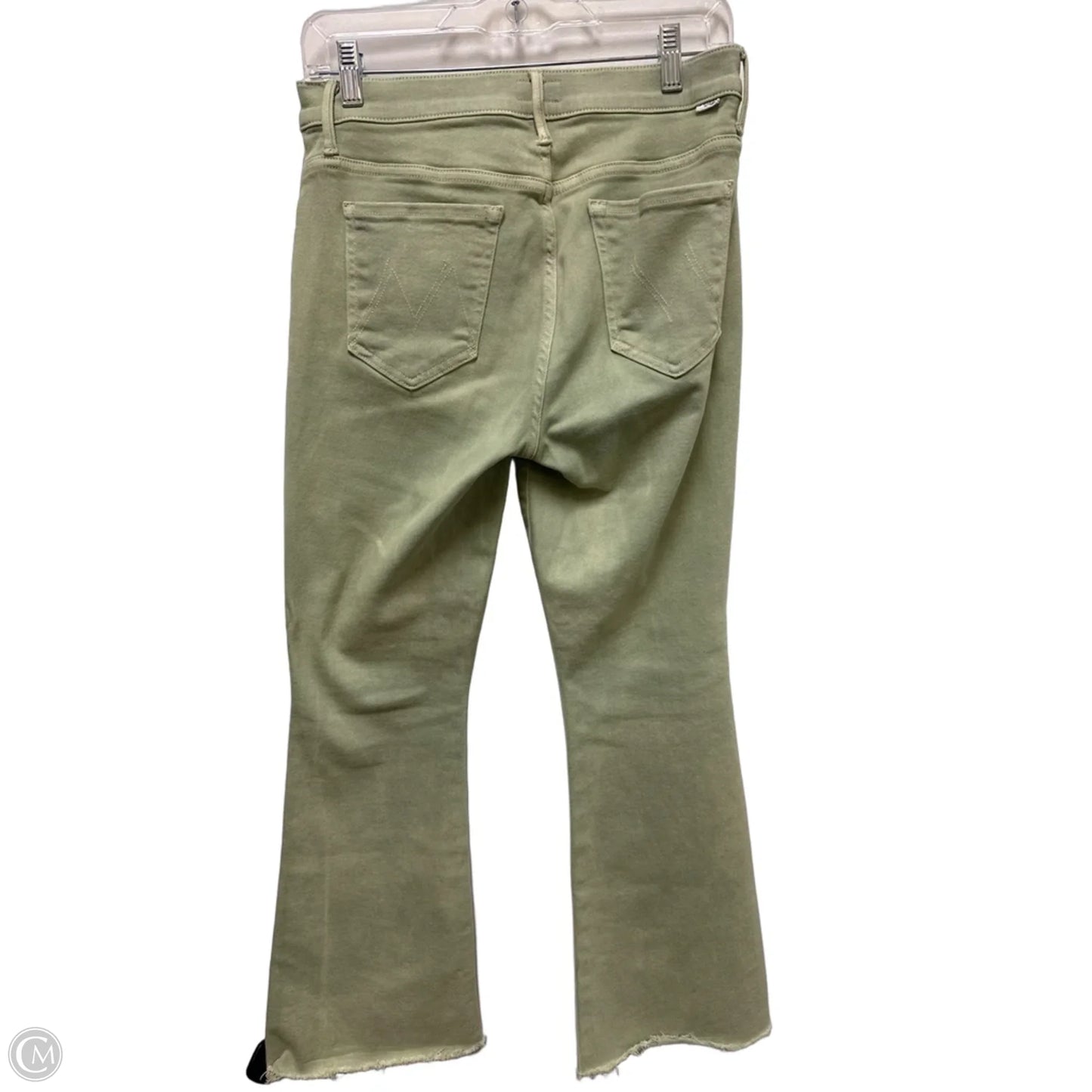 Jeans Wide Leg By Mother In Green, Size: 8