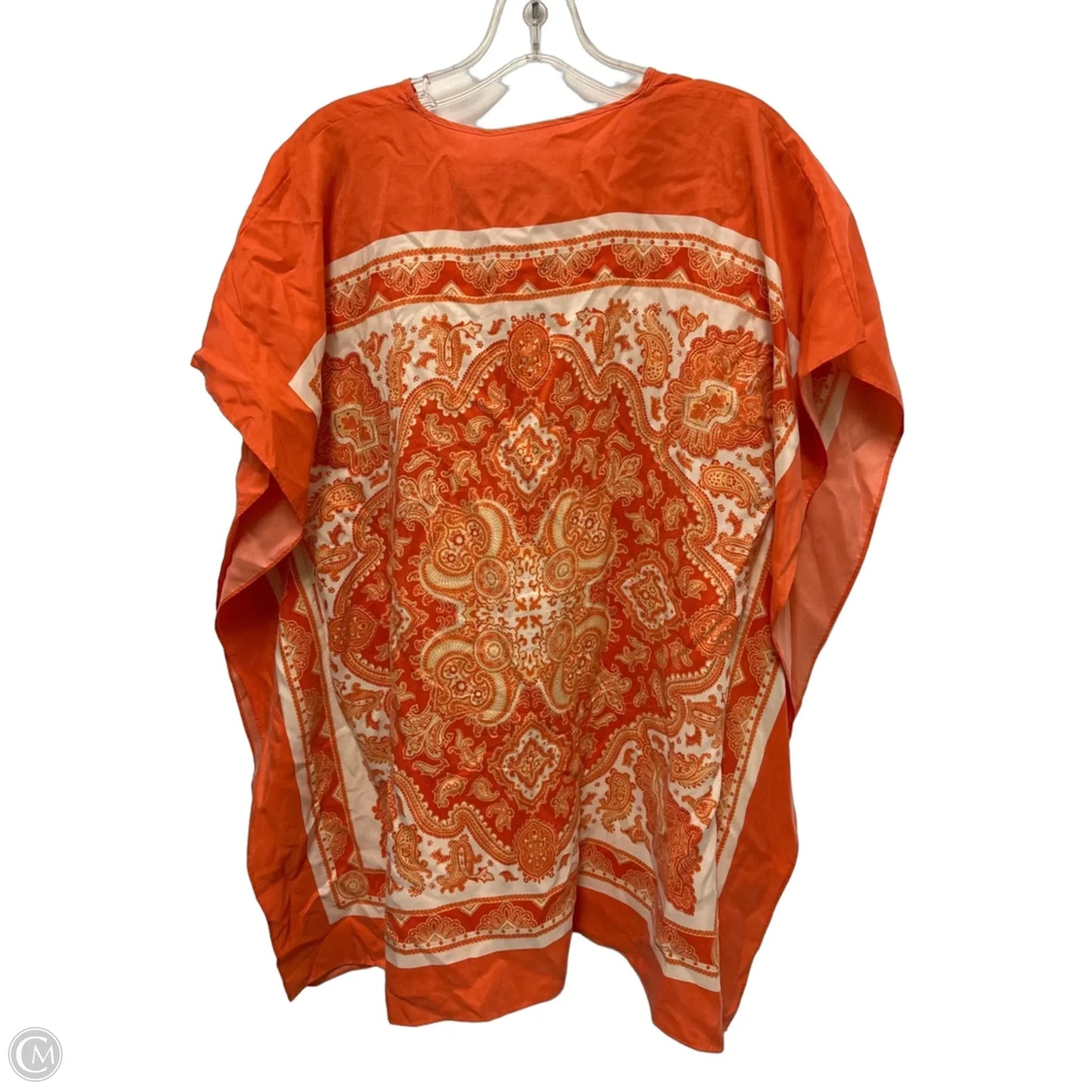 Tunic Short Sleeve By Michael By Michael Kors In Orange, Size: M