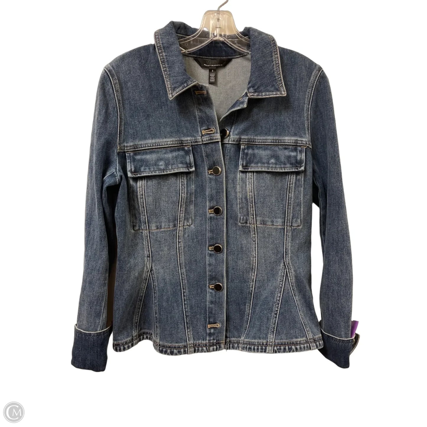 Jacket Denim By White House Black Market In Blue Denim, Size: S