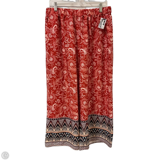Pants Wide Leg By Clothes Mentor In Orange, Size: 18