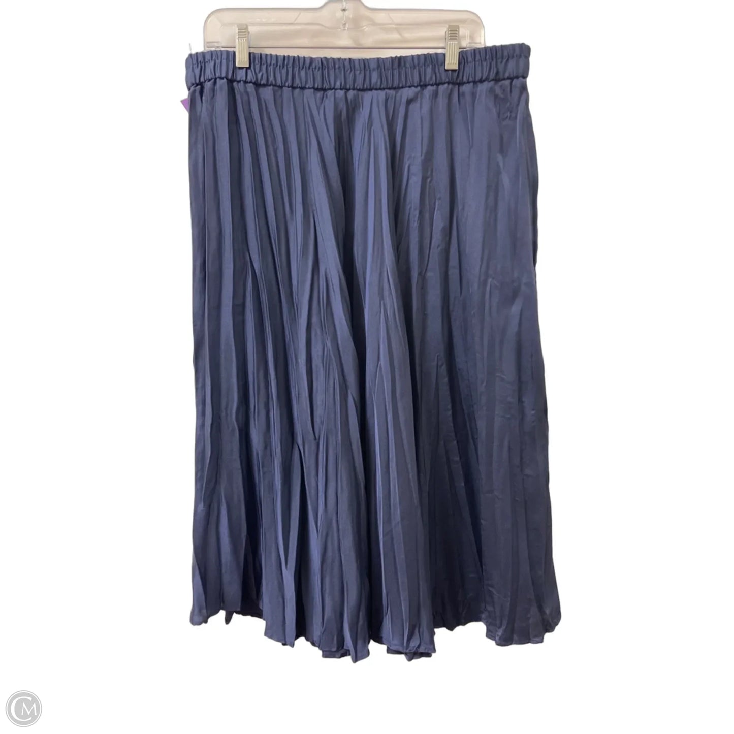 Skirt Maxi By Time And Tru In Navy, Size: Xl