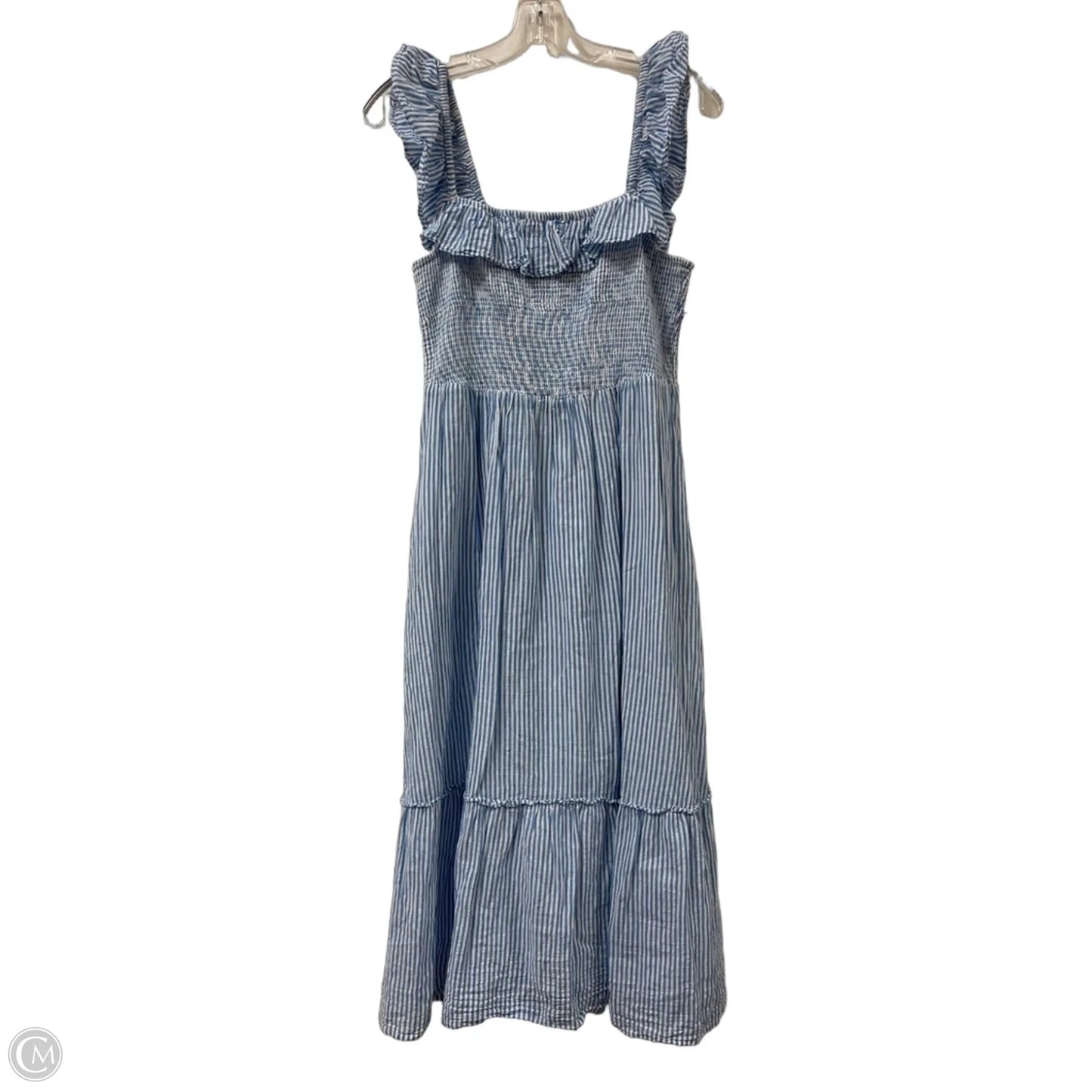 Dress Casual Midi By Vineyard Vines In Blue, Size: S
