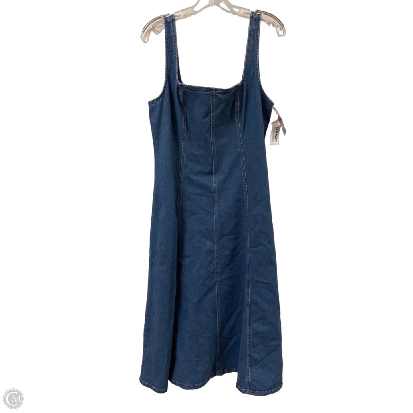 Dress Casual Maxi By Old Navy In Blue Denim, Size: L