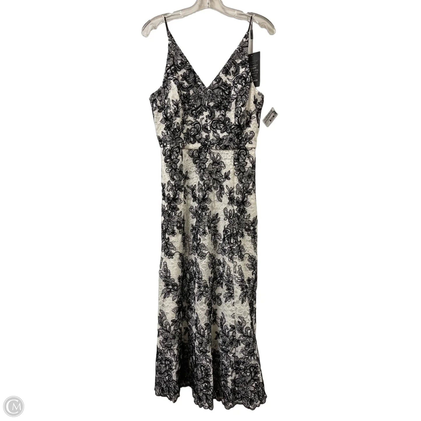 Dress Casual Maxi By White House Black Market In Black & White, Size: S