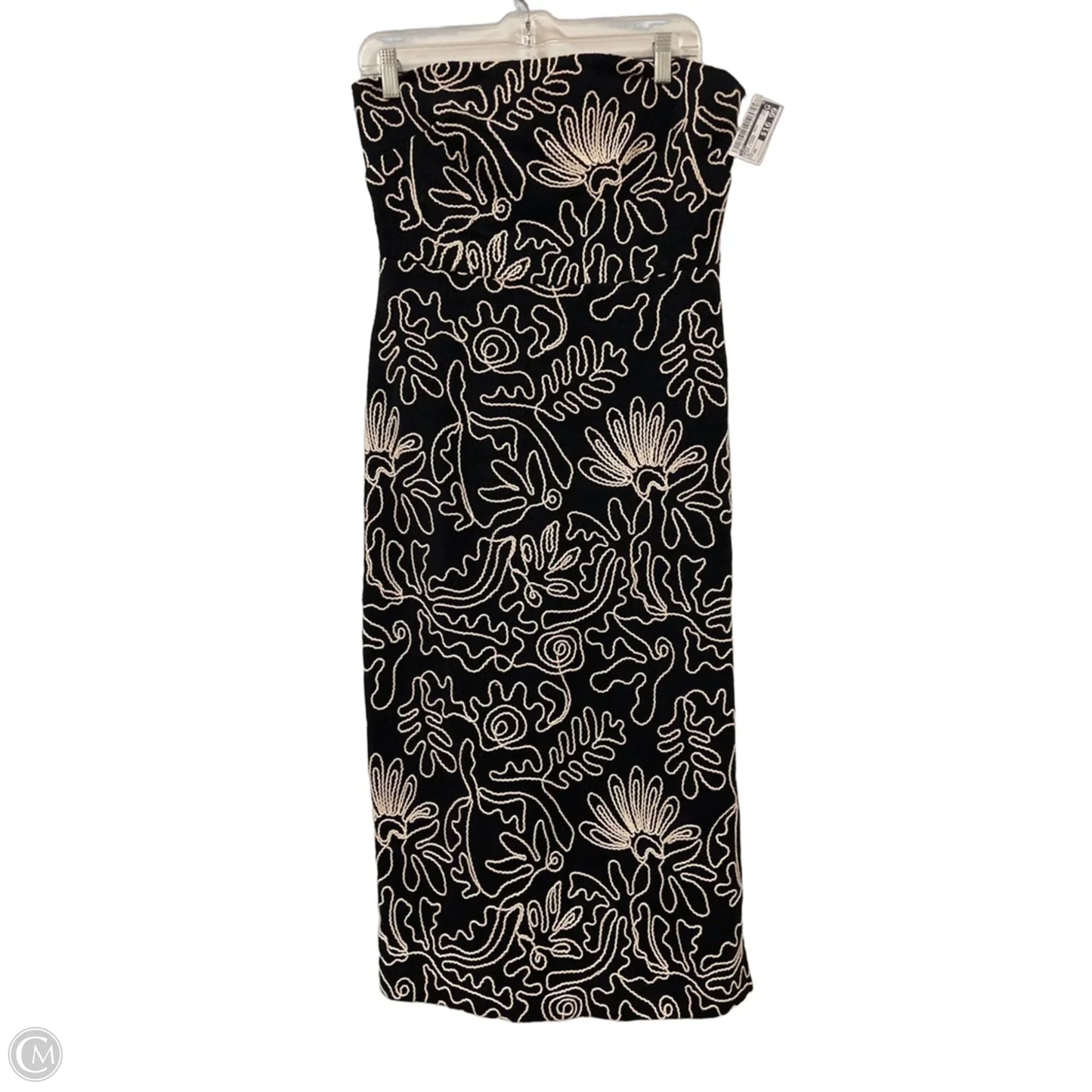 Dress Casual Maxi By Loft In Black & Cream, Size: Xs