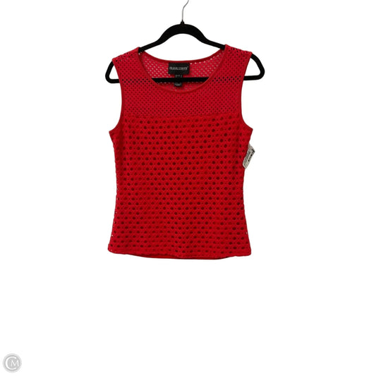 Top Sleeveless By Frank Lyman In Red, Size: S