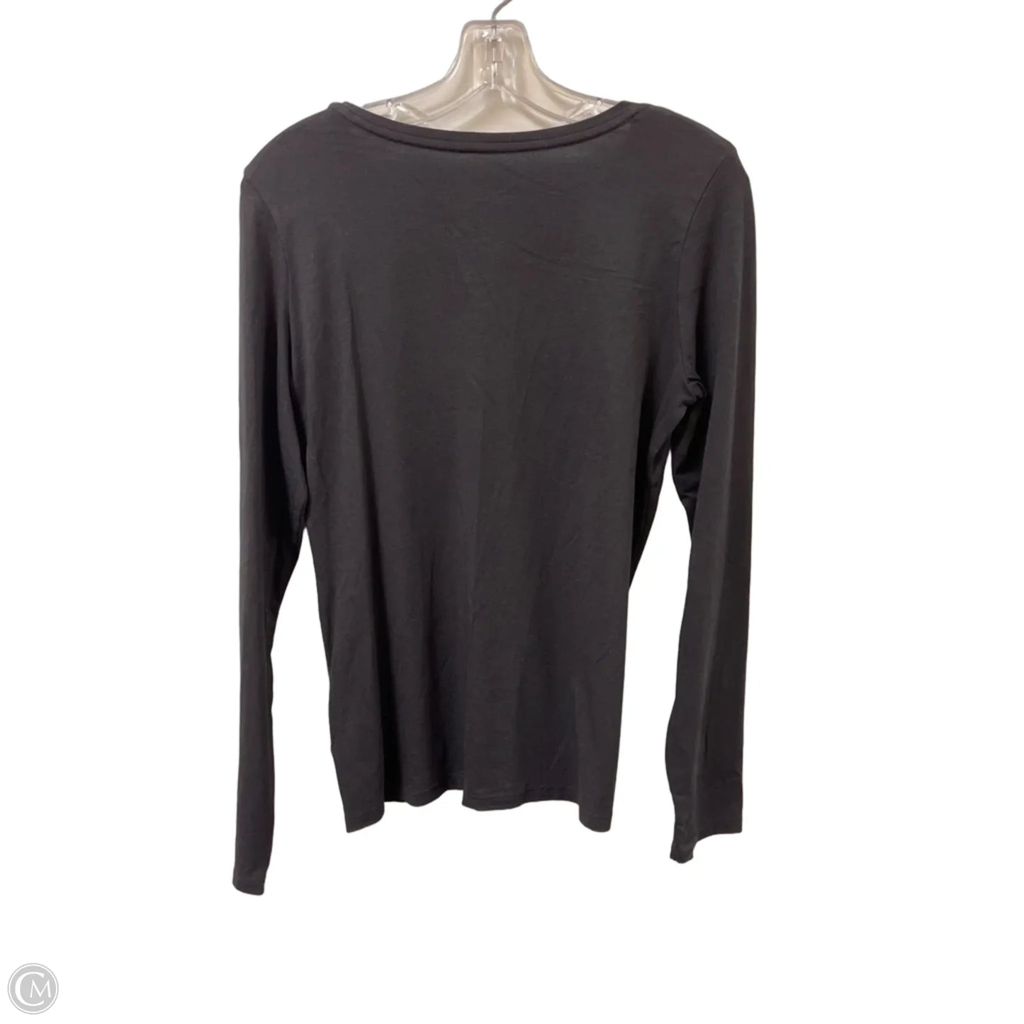 Top Long Sleeve By Tahari In Black, Size: L