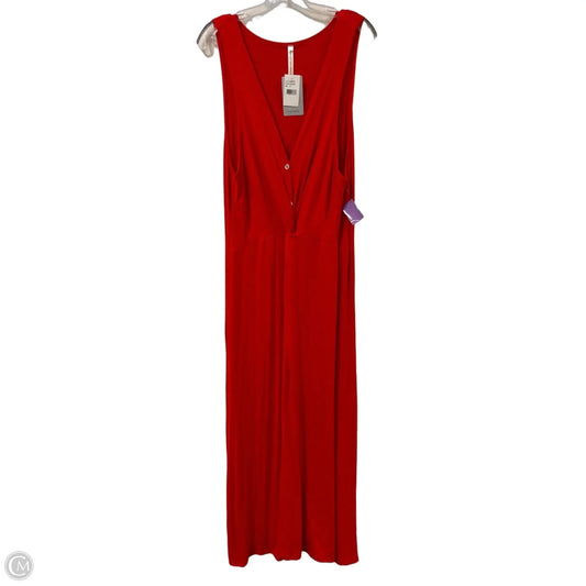 Dress Casual Maxi By Clothes Mentor In Red, Size: 2x