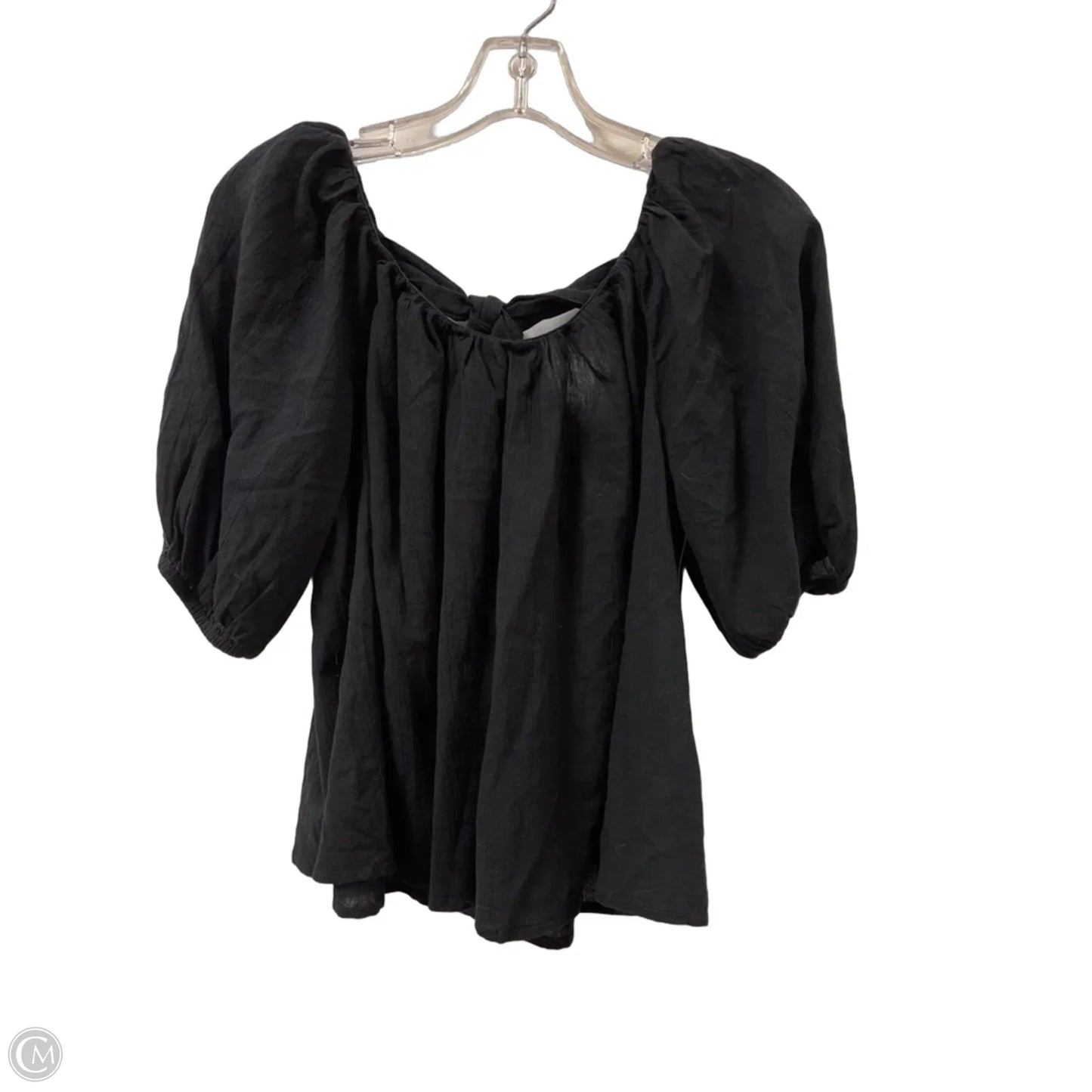 Top Short Sleeve By Old Navy In Black, Size: M