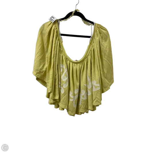 Top Sleeveless By Free People In Yellow, Size: Sp