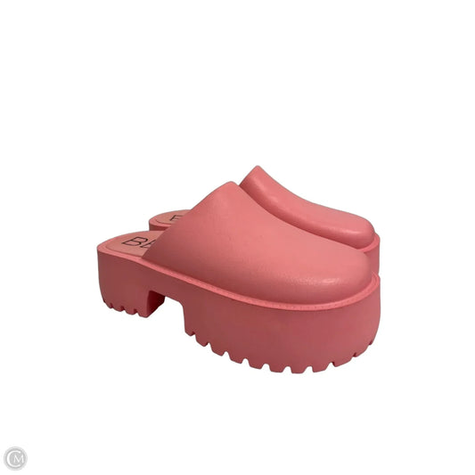 Sandals Heels Platform By Matisse In Pink, Size: 6