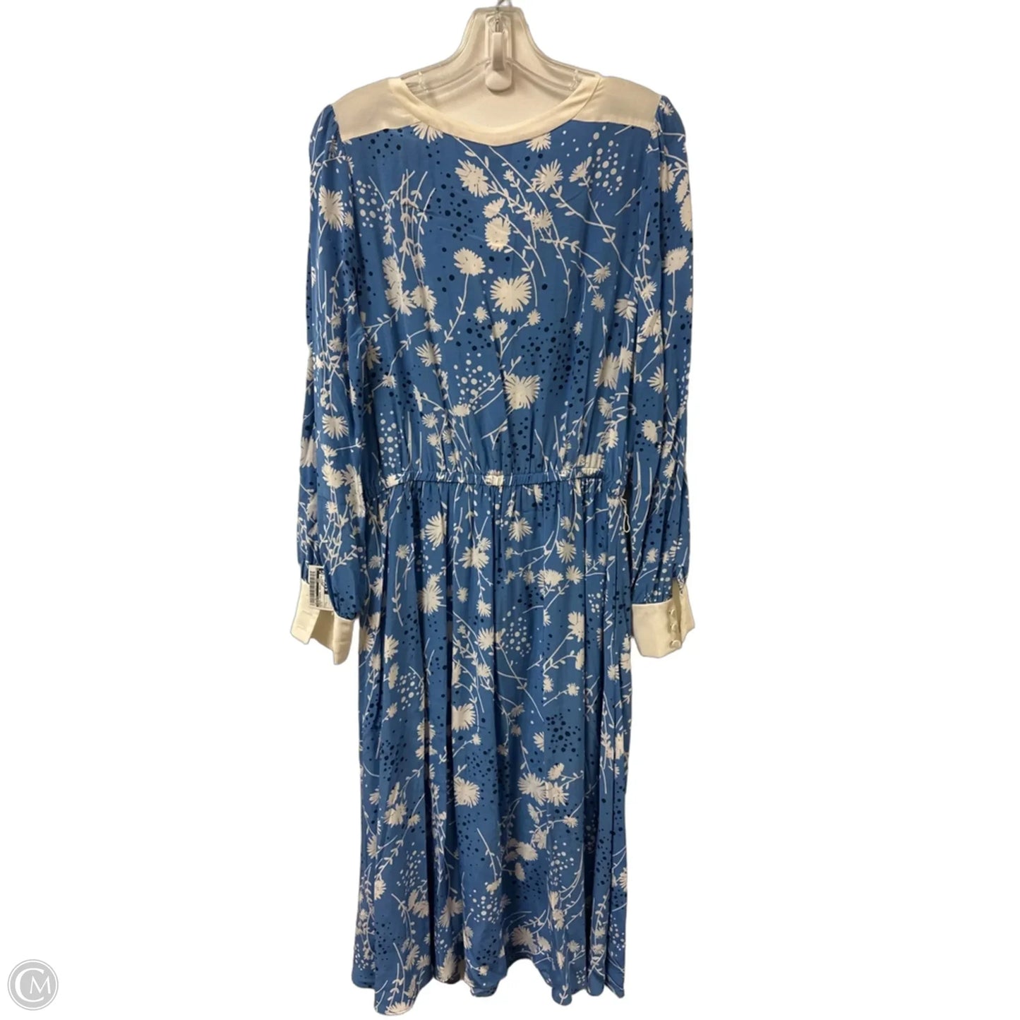 Dress Casual Maxi By Talbots In Blue, Size: L