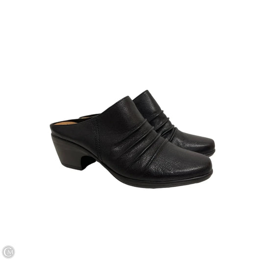Shoes Heels Block By Clarks In Black, Size: 8.5
