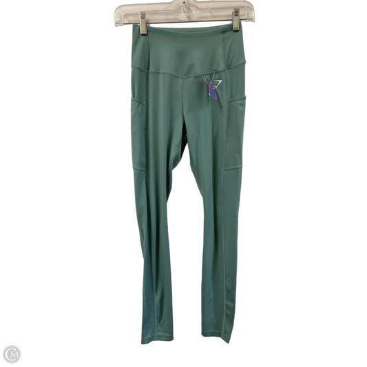 Athletic Leggings By Gym Shark In Green, Size: 2