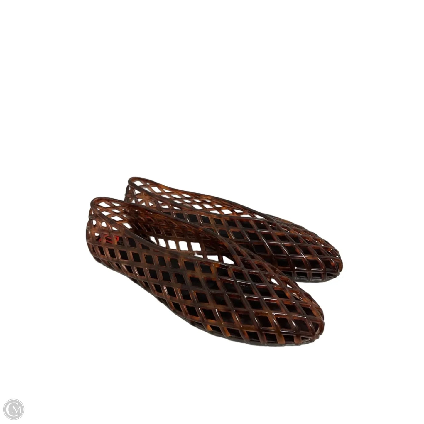Shoes Flats By Clothes Mentor In Brown, Size: 10
