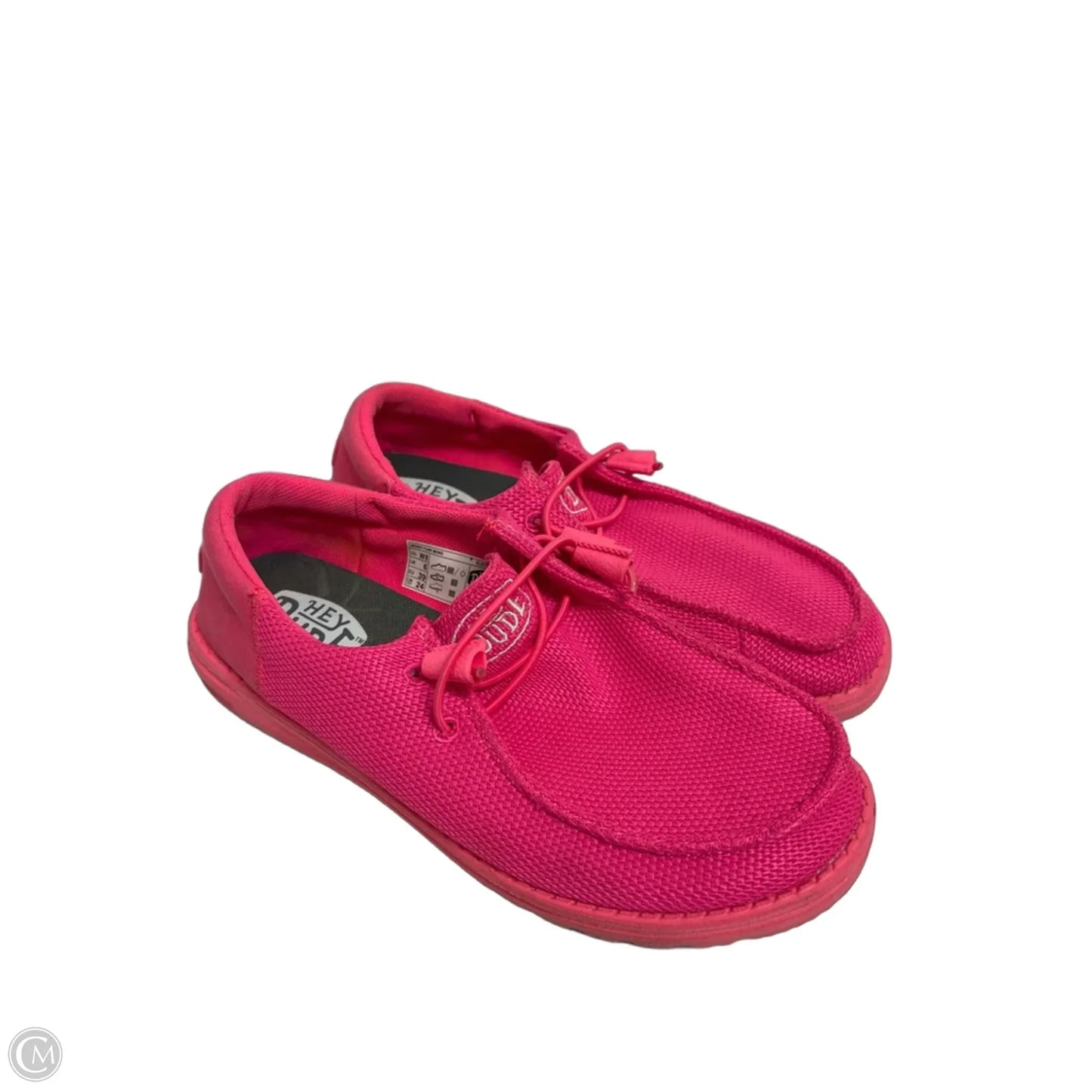 Shoes Flats By Hey Dude In Pink, Size: 8