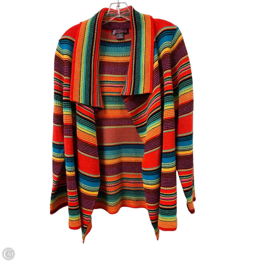 Sweater Cardigan By Clothes Mentor In Multi-colored, Size: S