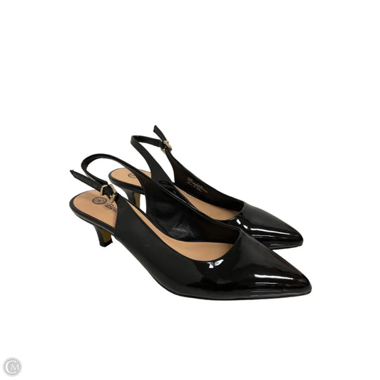 Shoes Heels Kitten By Clothes Mentor In Black, Size: 7.5