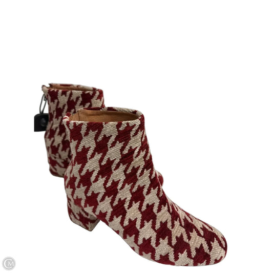Boots Ankle Heels By Free People In Red, Size: 7.5