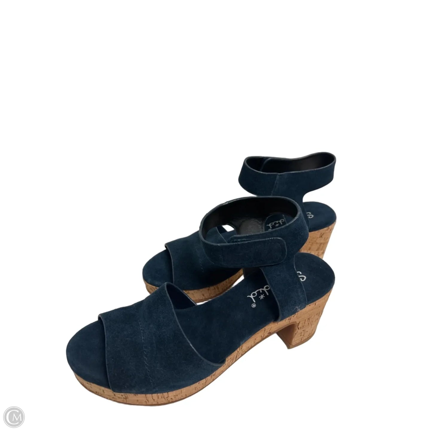 Sandals Heels Block By Splendid In Navy, Size: 8