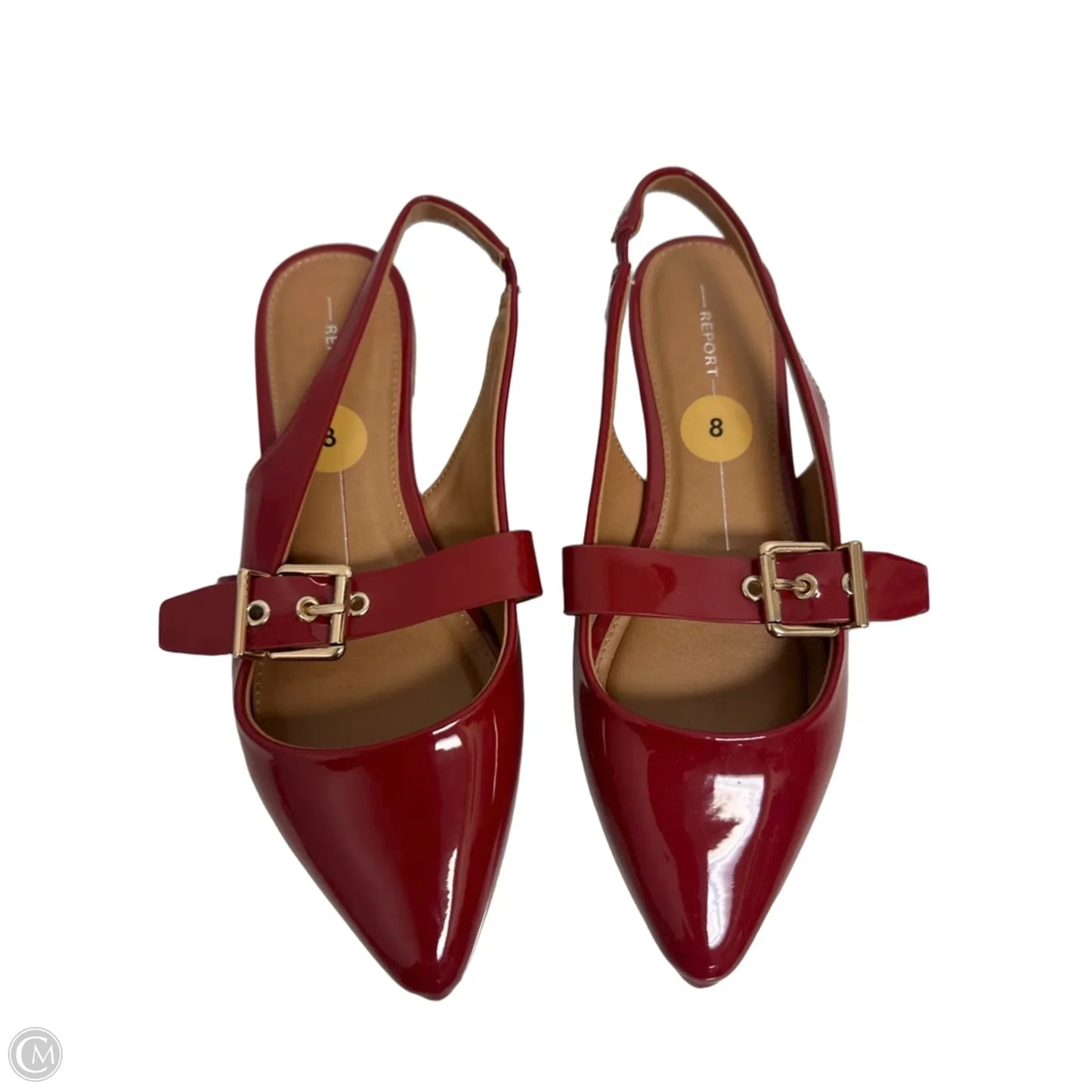 Shoes Flats By Report In Red, Size: 8