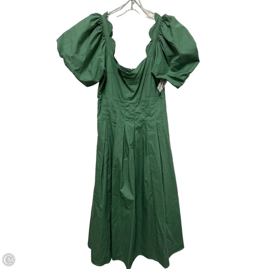 Dress Casual Maxi By Tcec In Green, Size: S