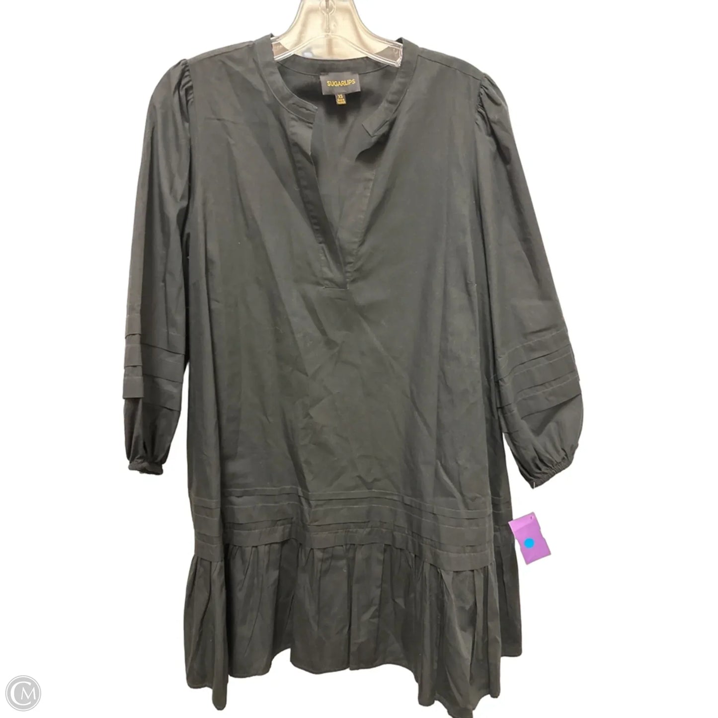 Dress Casual Midi By Sugar Lips In Black, Size: Xs