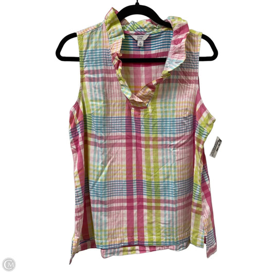 Top Sleeveless By Crown And Ivy In Multi-colored, Size: L