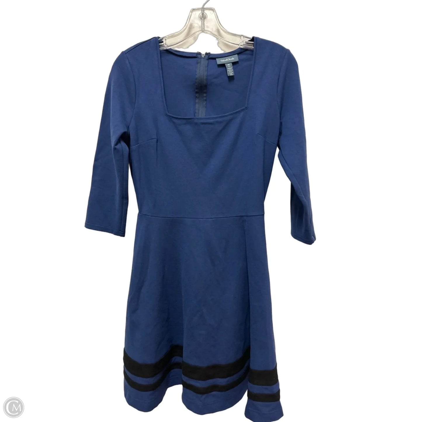 Dress Casual Midi By Modcloth In Blue, Size: M