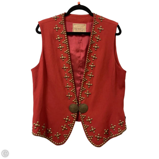 Vest Other By Double D Ranch In Red, Size: L