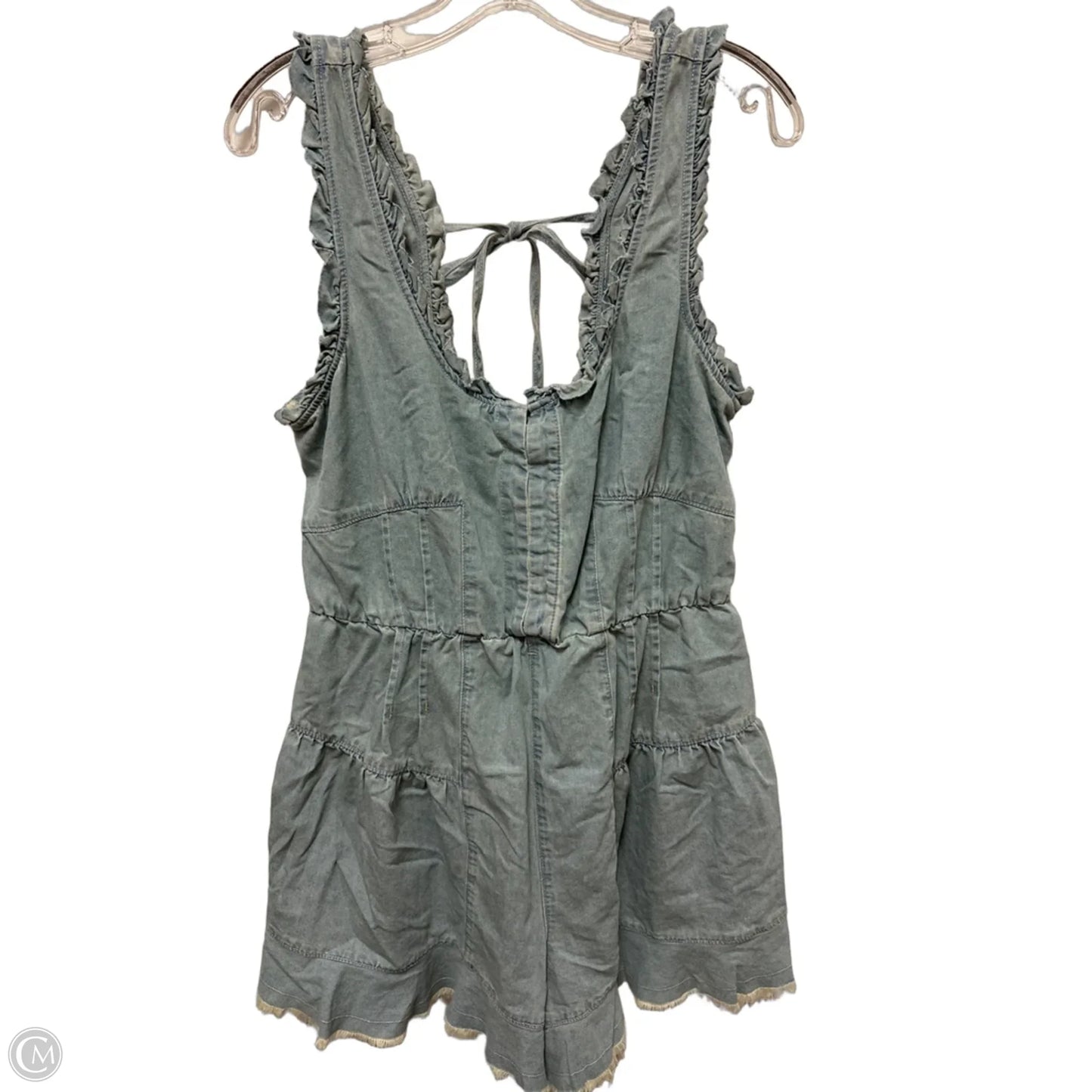 Romper By Ee Some In Blue Denim, Size: L