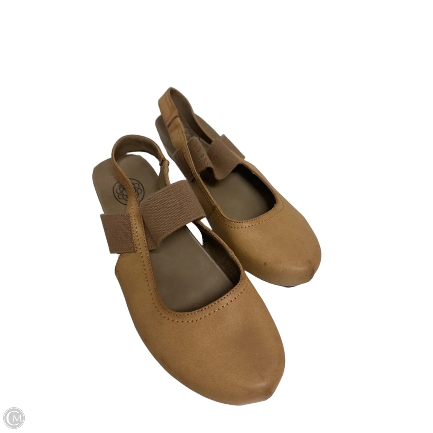 Shoes Flats By Clothes Mentor In Tan, Size: 9.5