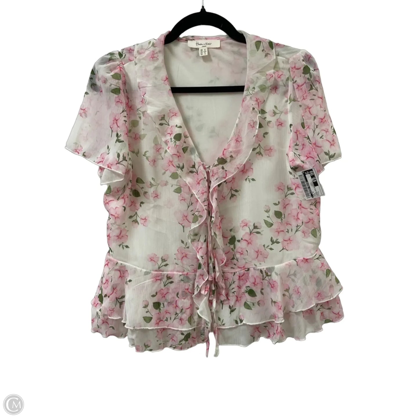 Top Short Sleeve By Clothes Mentor In Pink, Size: S