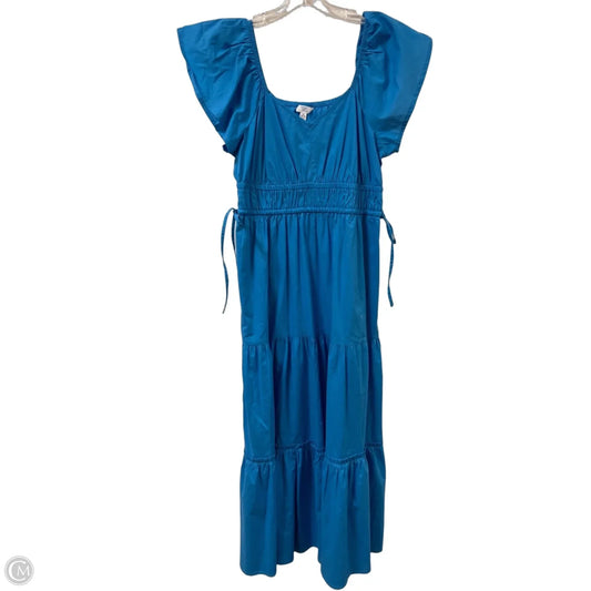 Dress Casual Maxi By Time And Tru In Blue, Size: M