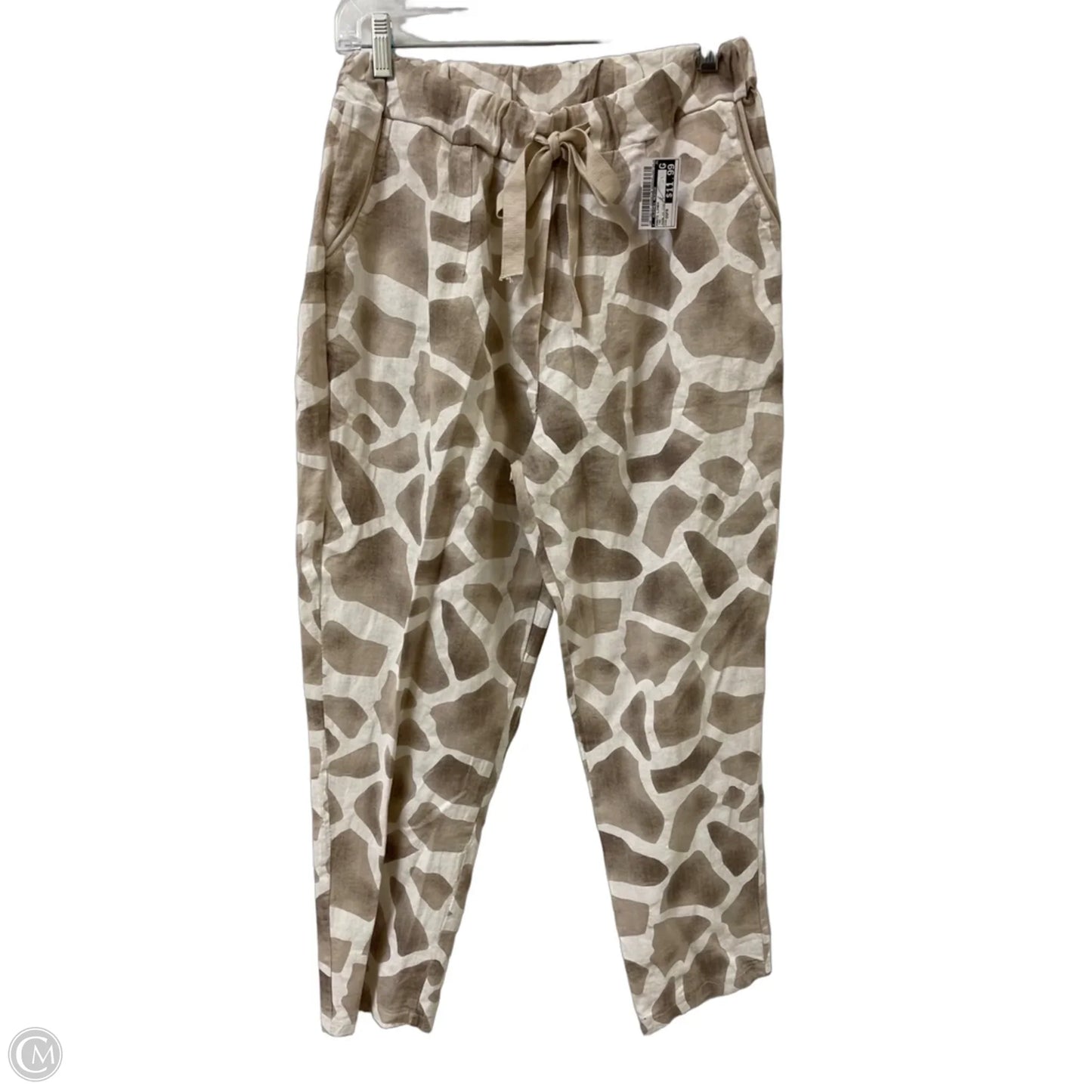 Pants Linen By Clothes Mentor In Tan, Size: Osfm