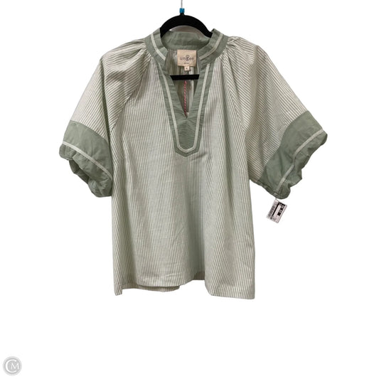 Top Short Sleeve By Umgee In Green, Size: M