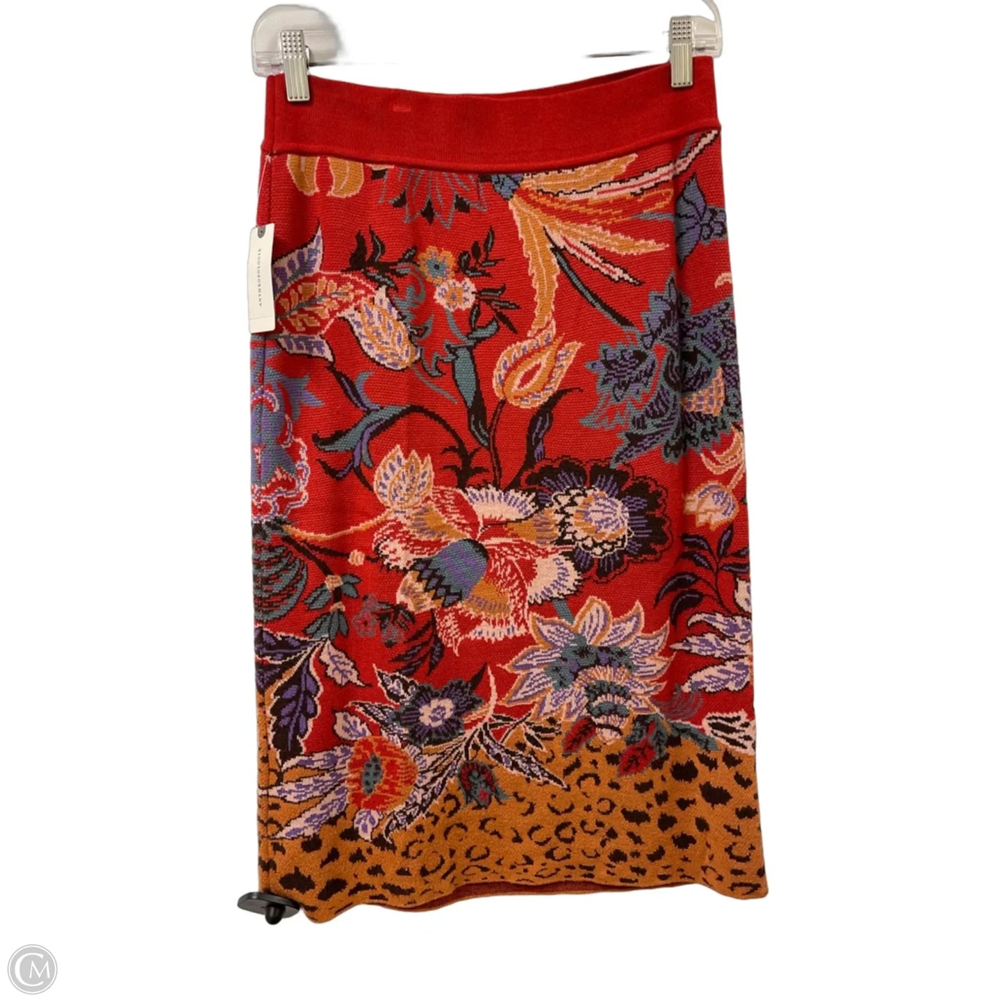 Skirt Midi By Maeve In Red, Size: 10