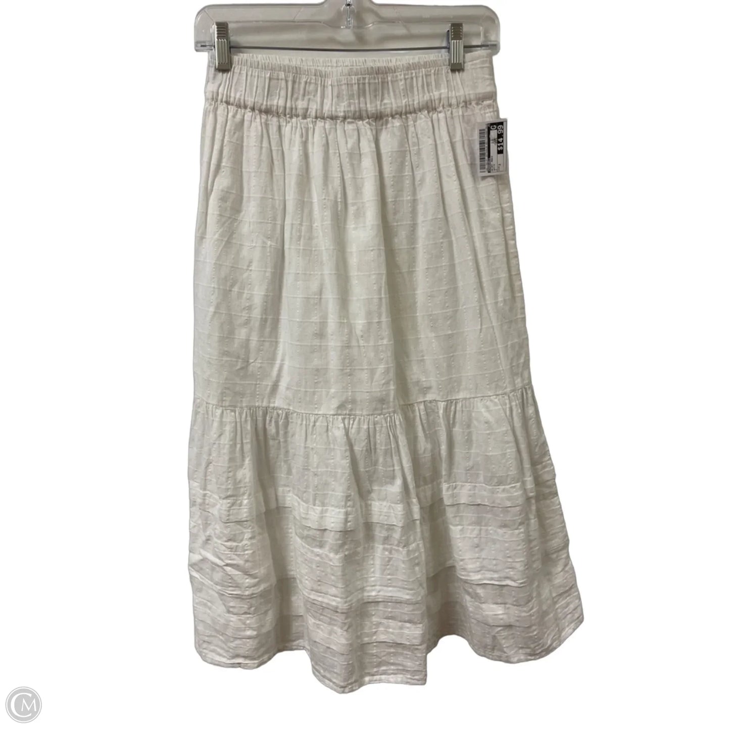Skirt Maxi By Madewell In White, Size: 2