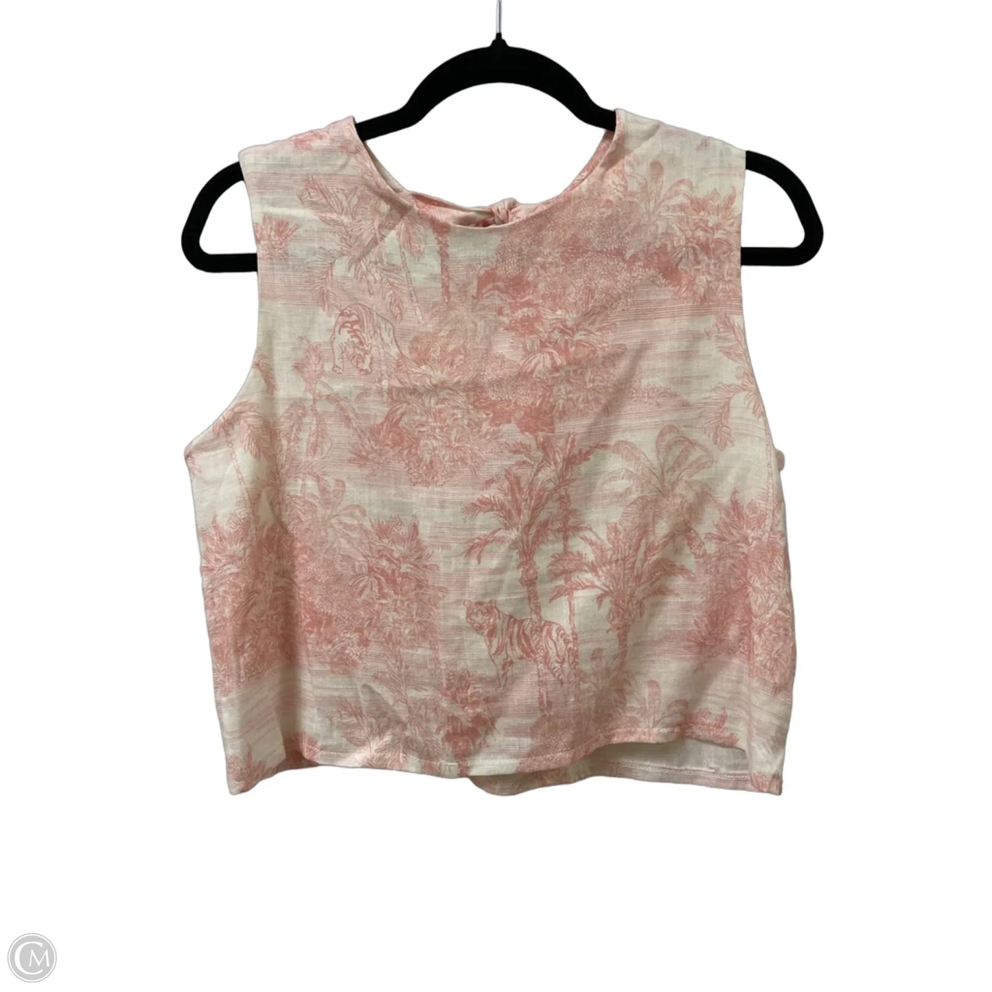 Top Sleeveless By Cmc In Pink, Size: S