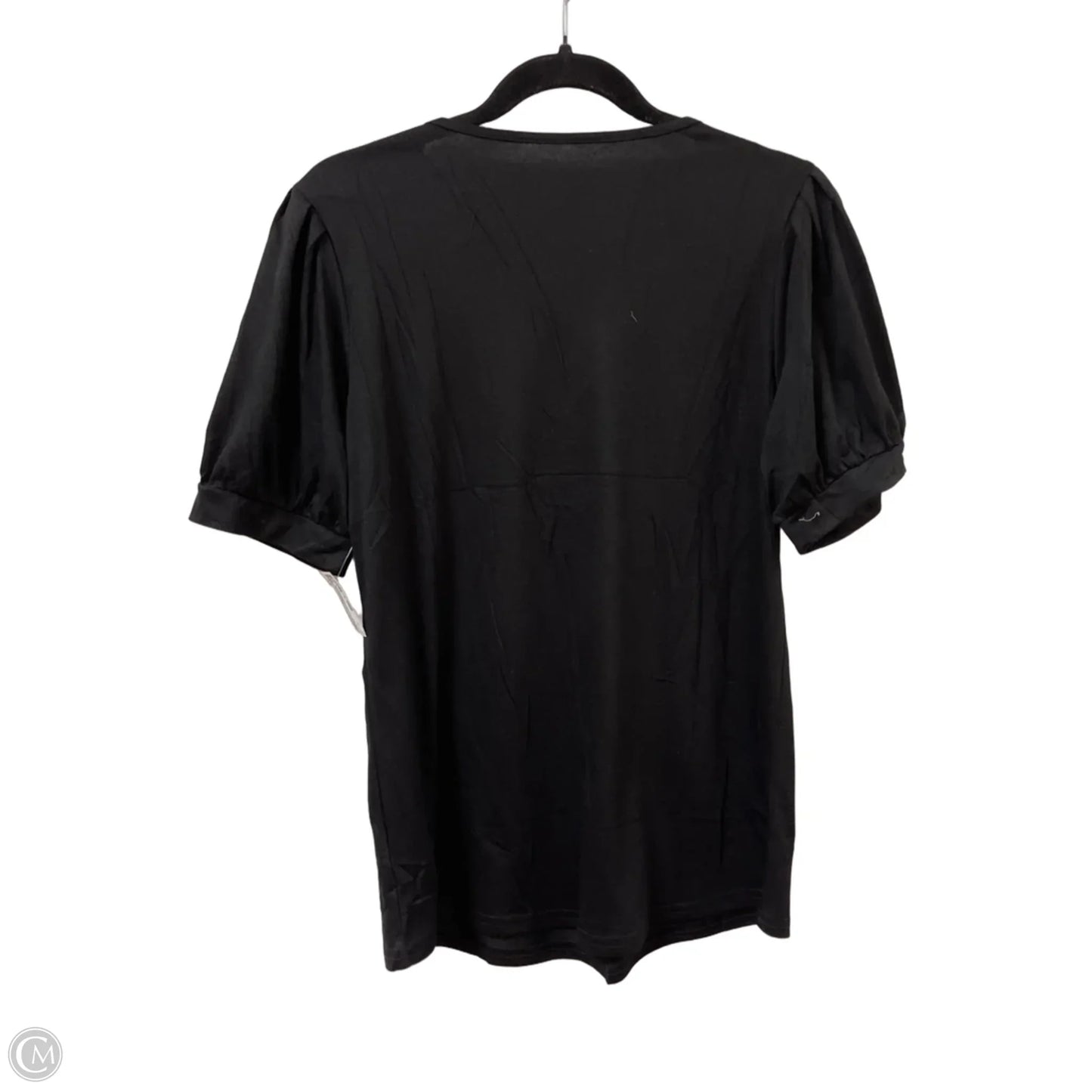 Top Short Sleeve By Clothes Mentor In Black, Size: S