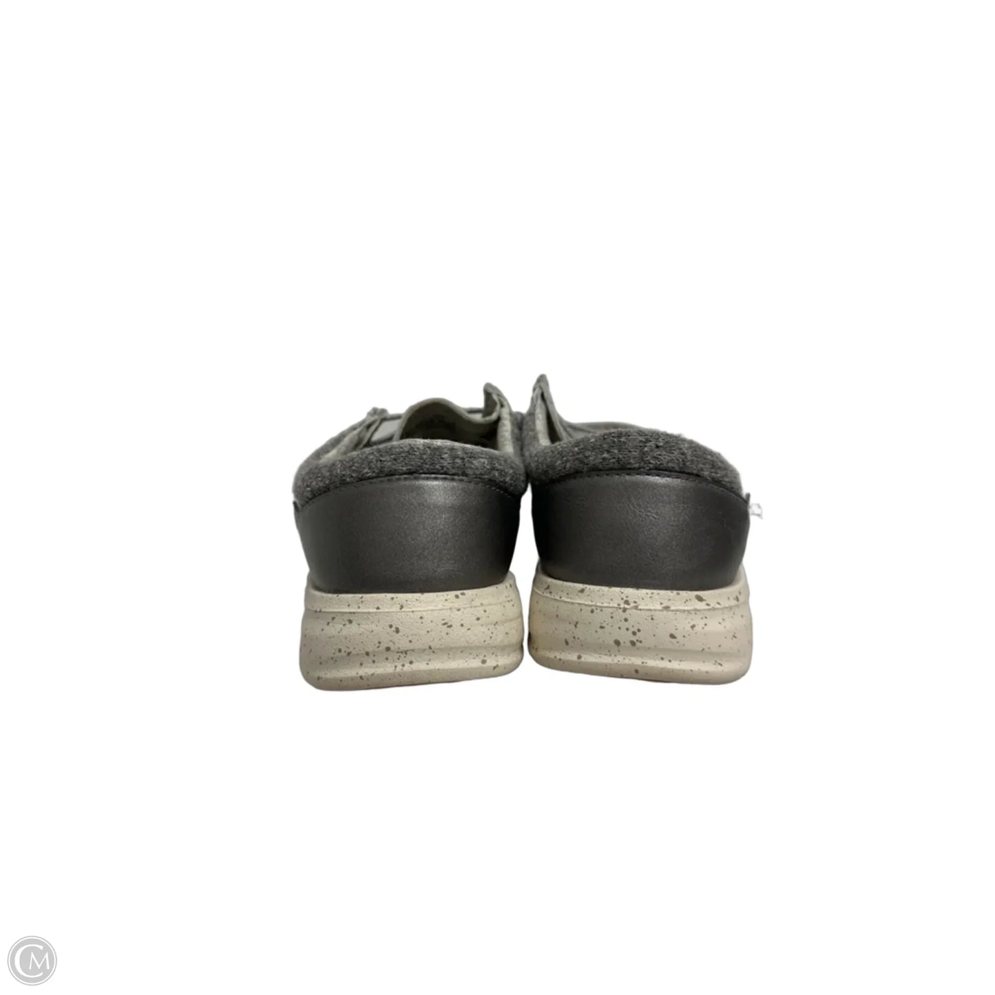 Shoes Flats By Hey Dude In Grey, Size: 9