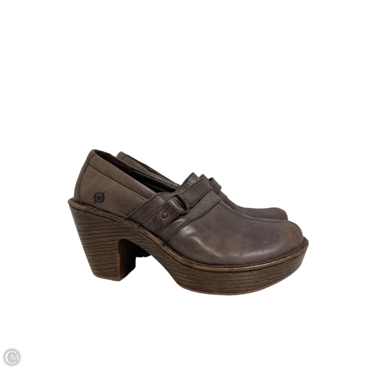 Shoes Heels Block By Born In Brown, Size: 9.5
