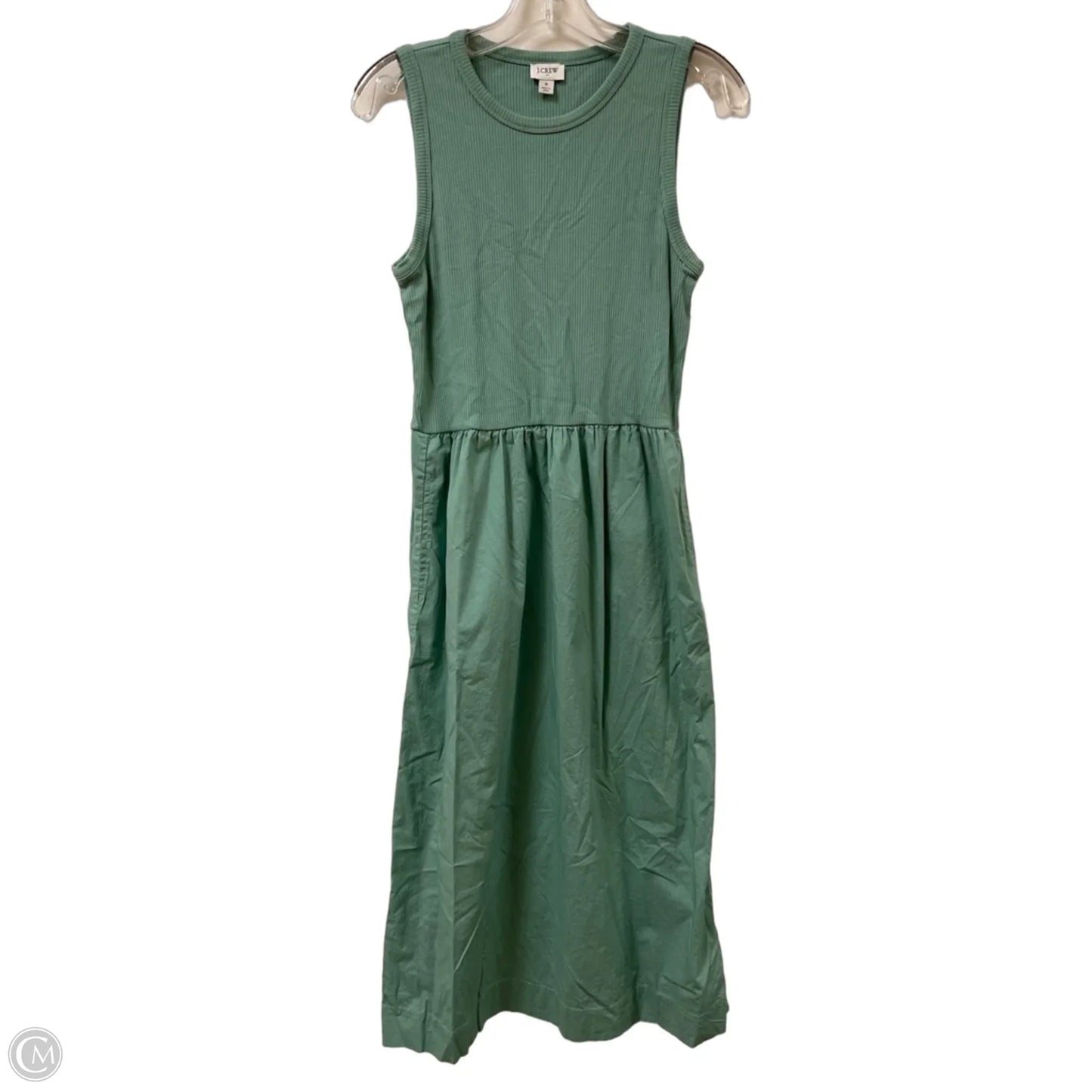Dress Casual Maxi By J. Crew In Green, Size: S